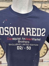 Orig. T-shirt Icon Dsquared2 - taglia XL - blu ++ 139 euro - slim fit ++