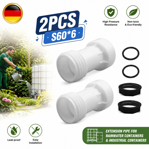 2pz tubo prolunga contenitore - 2pz,