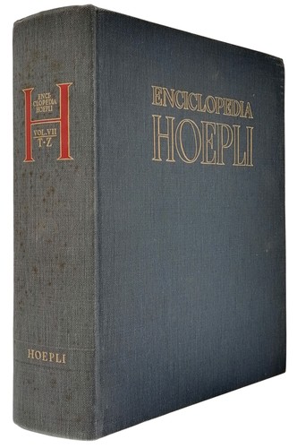 Enciclopedia hoepli volume - enciclopedia,