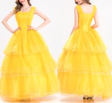 Bella e La Bestia Vestito Carnevale Donna Beauty the Beast Belle Dress BEL008 SD