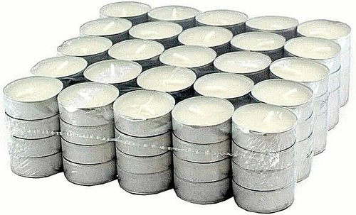 100 tea light candele - light,