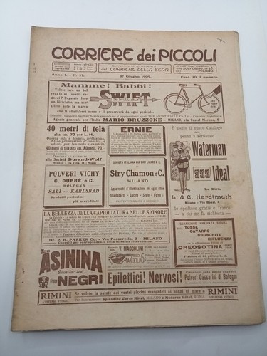 Giornale corriere dei piccoli - giornale,