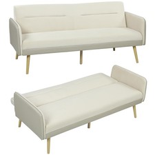 Homcom divano letto posti - divano, 3
