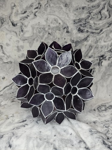 Vintage capiz shell floral - capiz,