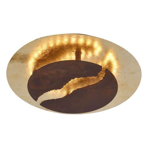 Plafoniera led nevis oro - led,