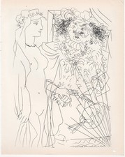 Pablo Picasso - Femme mi-vetue