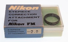 PER NIKON FE NIKON FM - LENTE PROTEZIONE/CORREZIONE OCULARE -2 CONFEZIONE ORIGIN