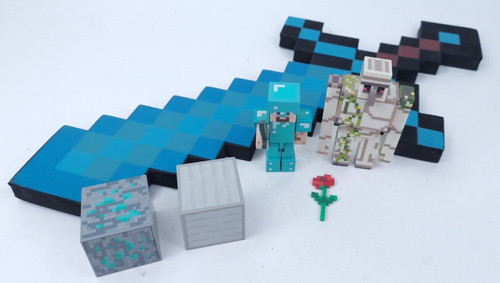 Lotto giocattoli minecraft - lotto,