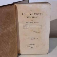 IL PROPAGATORE RELIGIOSO, raccolta pubblicazioni periodiche religiose 1841