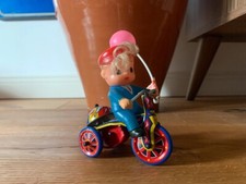 Bimbo Triciclo Gioco Latta Made In Korea Tin Vintage Toy Giorni Felici Funziona
