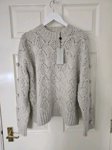 Maglione bottoni cavo velluto