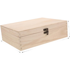 Scatola portaoggetti in legno