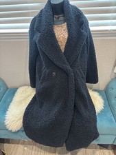 Cappotto Teddy Zara Blu Navy