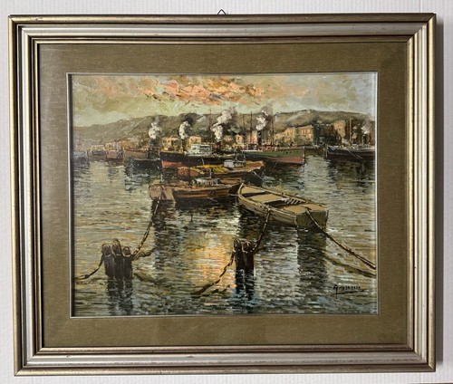Quadro olio tavola di - quadro, su