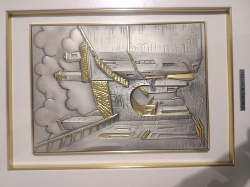 Quadro argento roma sparita - argento, "roma