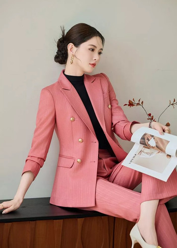 Tailleur rosa cipria - tailleur, donna