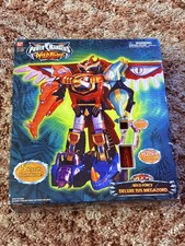 Bandai Power Rangers Wild Force Deluxe Isis Megazord con scatola e manuale