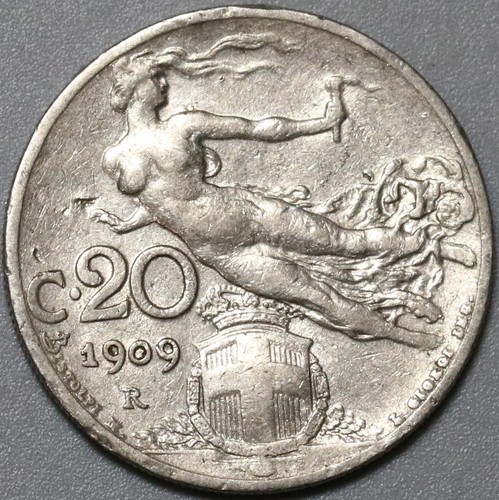 Moneta centesimi 1909 - moneta,
