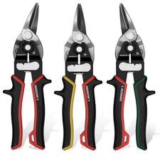 FRECCIA 3PCS 8-inch Stagno Snips per Taglio Lamiera, CR-V Acciaio Aviazione Snips