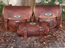 Combo Di 3 Marrone Pelle Moto