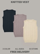 Maglione/gilet uomo in maglia