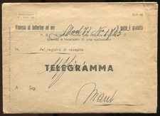 COPERTINA TELEGRAMMA, ITALIA
