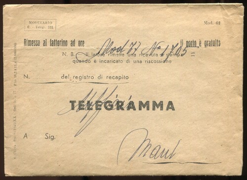 Copertina telegramma italia - copertina,