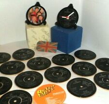 CLIFF RICHARD DRINKS COASTERS (1962-1972) Upcycled Vinyl Record Hit Singles 60s