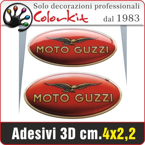 Coppia adesivi stemma moto - coppia,