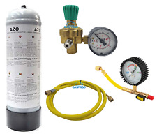 KIT AZOTO BOMBOLA DA 2,2 LT+ RIDUTTORE DI PRESSIONE FINO A 10 BAR + MANOMETRO