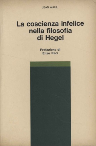 Coscienza infelice nella - infelice,