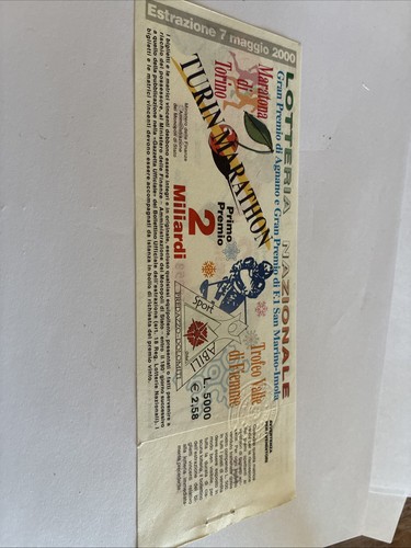 Biglietto lotteria nazionale - biglietto,