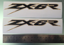 ZX-6R / ZX6R Decalcomanie/Adesivi per carene (COPPIA) (QUALSIASI COLORE)