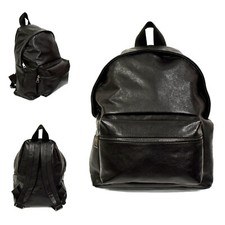 Zaino Uomo Vera Pelle Nero