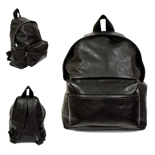 Zaino uomo vera pelle nero - zaino,