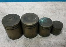 4x Antique Bronze Monetary