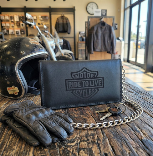 Portafoglio lungo motociclista