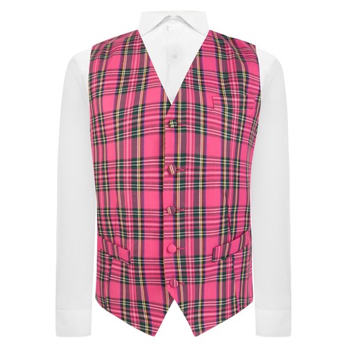 King priory gilet scozzese - &,