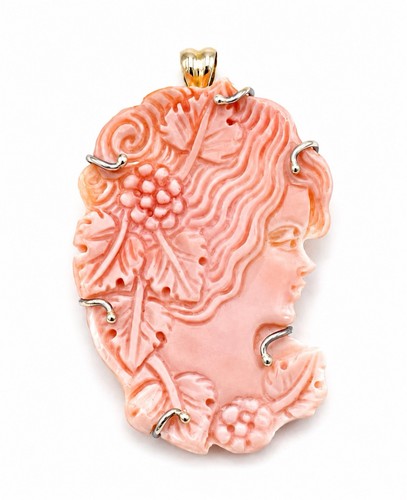Cammeo rosa 45mm - cammeo,