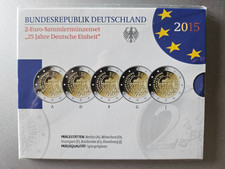 2015 BRD 5x 2 € euro in