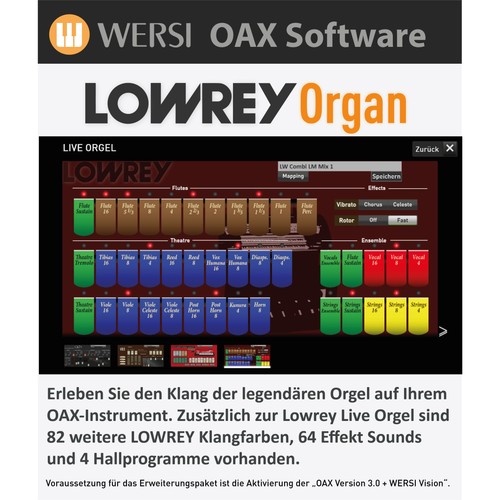 Lowrey sound oax 0 - oax, v3.0