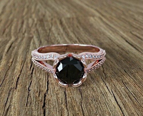 Nero diamante anello - diamante,
