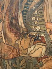 Ancienne gravure sur bois