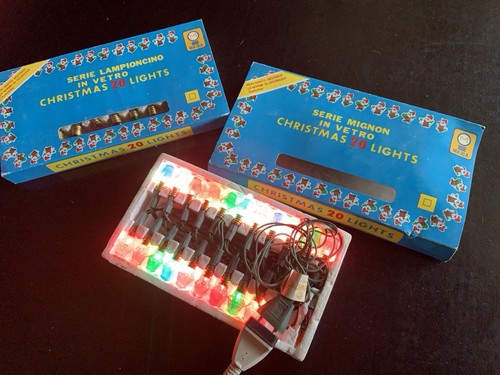 Scatole luci natale - scatole,