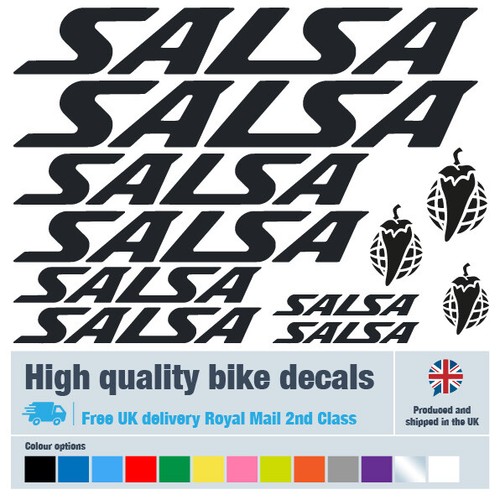 Salsa etichette decalcomanie