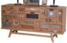 Credenza art deco comò loft