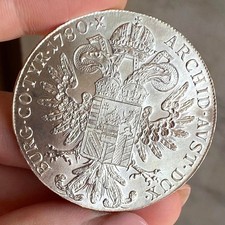 MARIA TERESA TALLERO 1780 AUSTRIA FIOR DI CONIO ARGENTO SILVER UNC