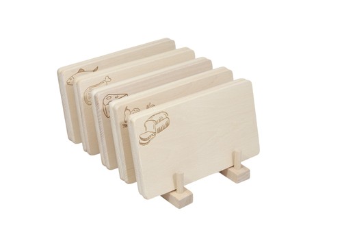 Set taglieri cucina - 10, incisi