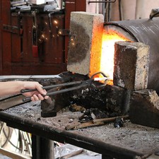 VEVOR Pinza da Fabbro Presa di Stile ZV Lunghezza Totale 46cm Attrezzo da Fabbro