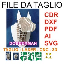 CANE DOBBERMAN modello DXF CDR